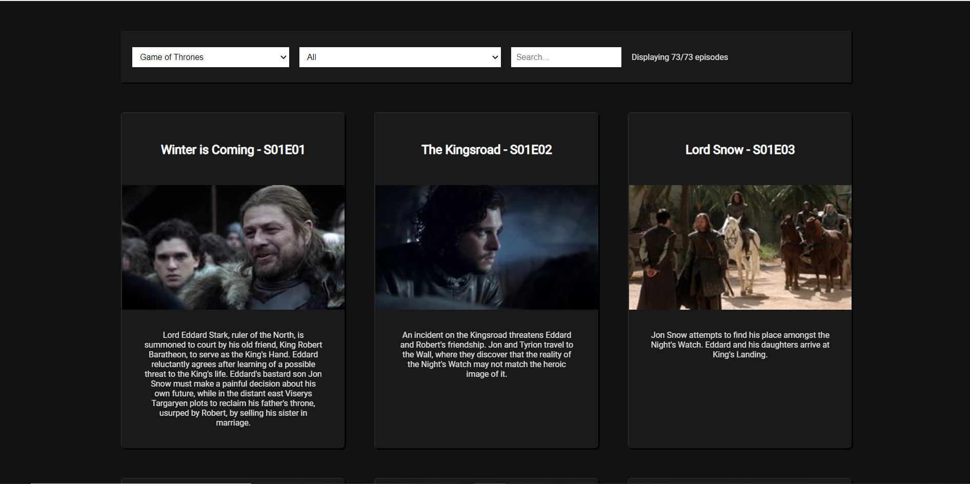 TV Show Browser